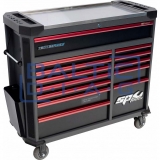 Įrankių vežimėlis su 13 stalčių ir 470 vnt. įrankiais SP Tools Tech Series Įrankių vežimėlis su 13 stalčių ir 470 vnt. įrankiais SP Tools Tech Series