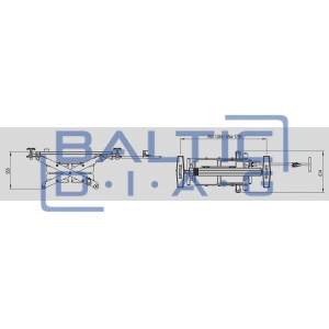 Mobile, pneumatic axle lift MiniLIFT