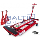 Mobile, pneumatic axle lift MiniLIFT