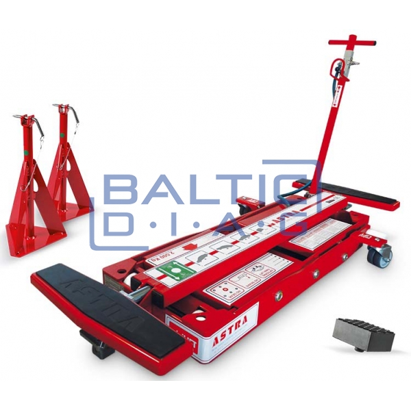 Mobile, pneumatic axle lift MiniLIFT