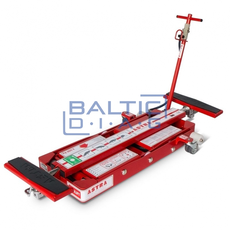 Mobile, pneumatic axle lift MiniLIFT