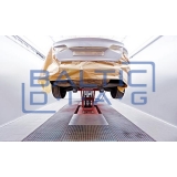 Mid-rise scissor lift for body painting work Powerlift