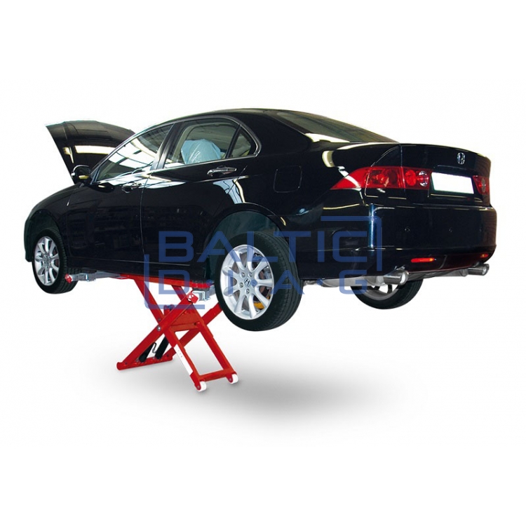 Mid-rise scissor lift for body painting work Powerlift