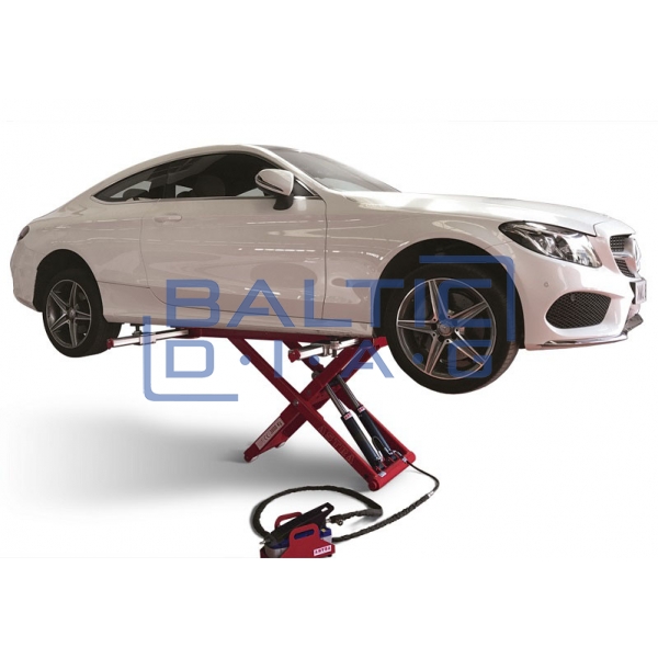 Mid-rise scissor lift for body painting work Powerlift