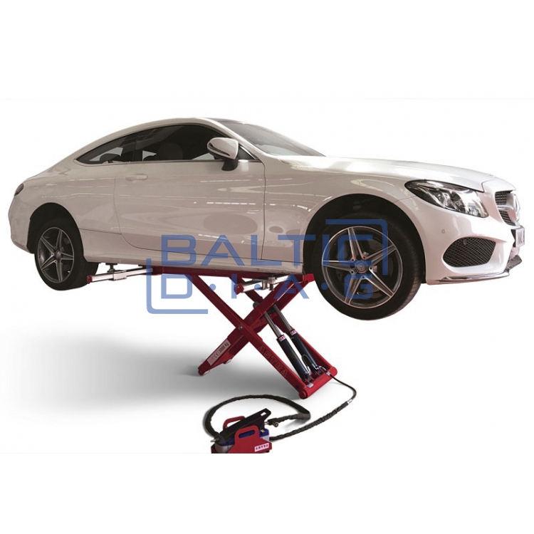 Mid-rise scissor lift for body painting work Powerlift