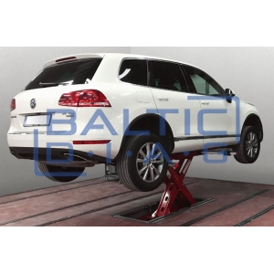 Mid-rise scissor lift for body painting work PrepLift
