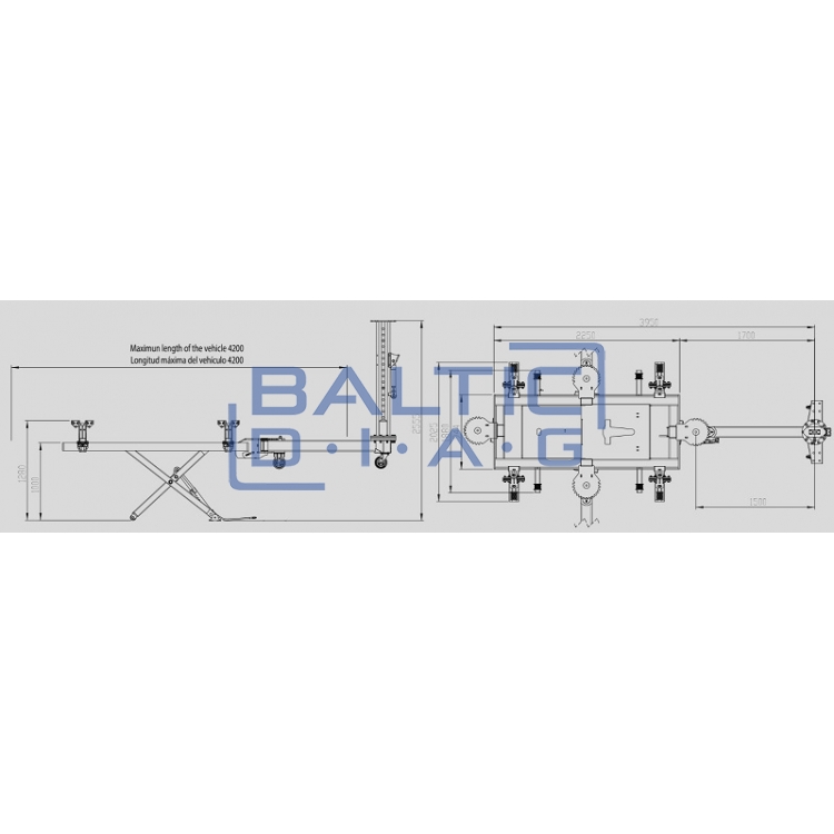 Стенд для рихтовки кузова MiniBench 8T