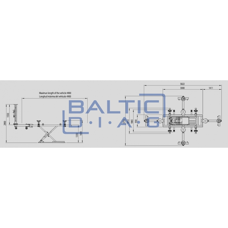 Rapid 10T Body Straightening Stand
