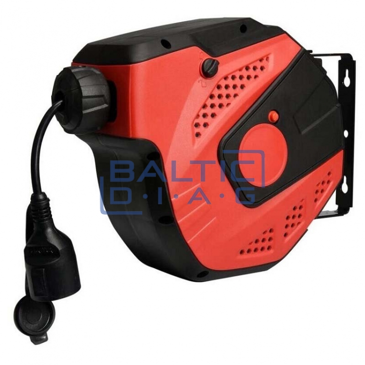 Extension cord with automatic reel, 10 m 3Gx1.5 mm2