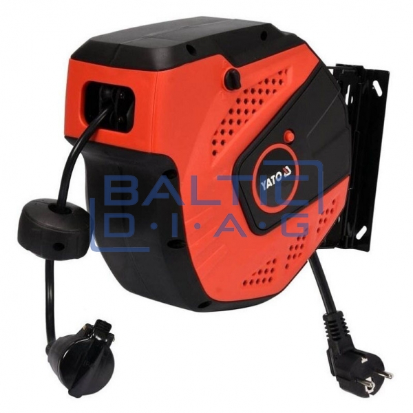 Extension cord with automatic reel, 10 m 3Gx1.5 mm2