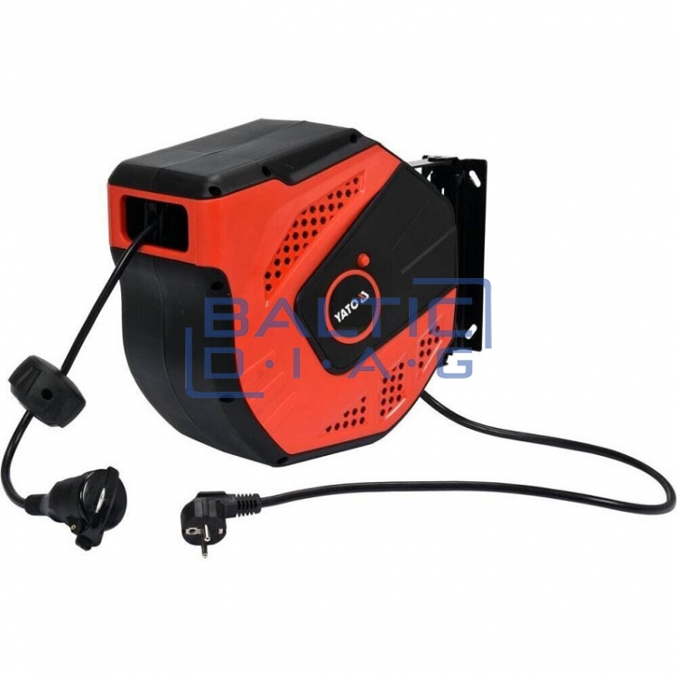 Extension cord with automatic reel, 20 m 3Gx1.5 mm2