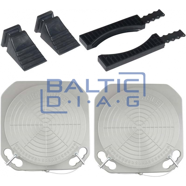 Wheel Alignment Plates, Rotating 2 pcs.