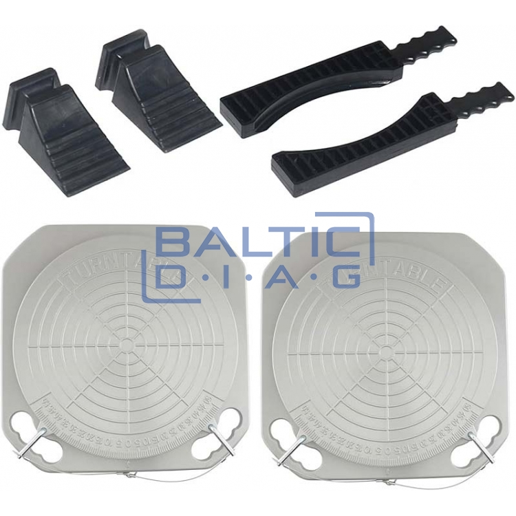 Wheel Alignment Plates, Rotating 2 pcs.