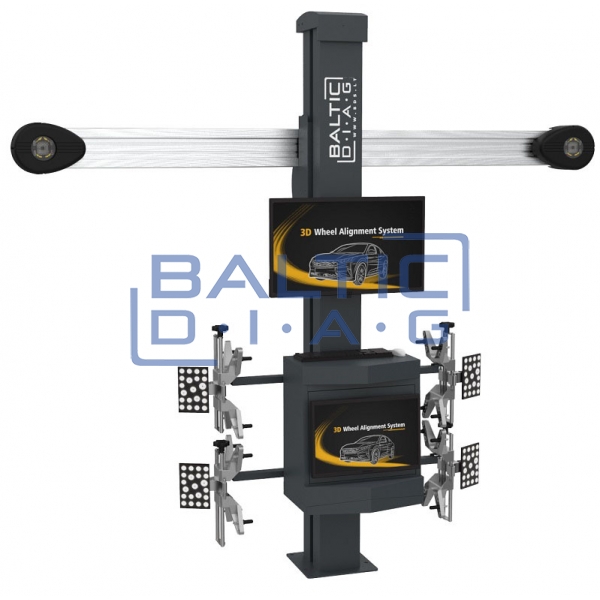 Ratų suvedimo stendas su dviem ekranais BD-757DS