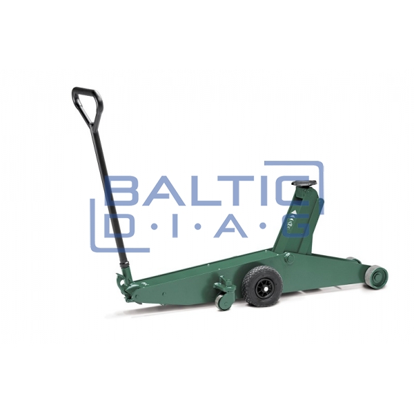 Extended trolley jack with wheels, 10T-HC