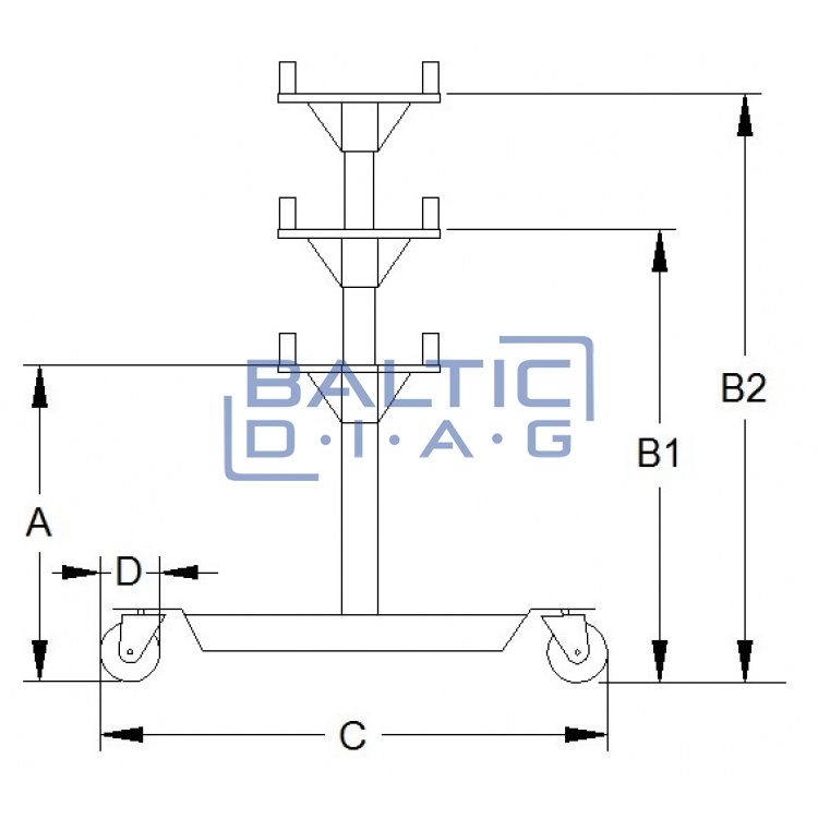Transmisijos domkratas TJ-T1300