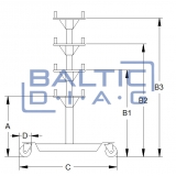 Transmisijos domkratas TJ-T2000