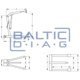 Hydraulic crane CC10, 1000 kg
