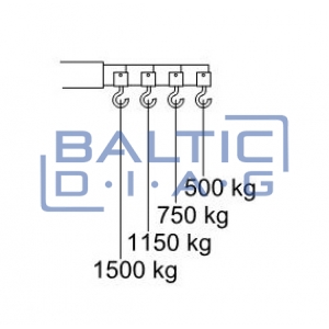 Hydraulic crane CC 15P, 1500 kg