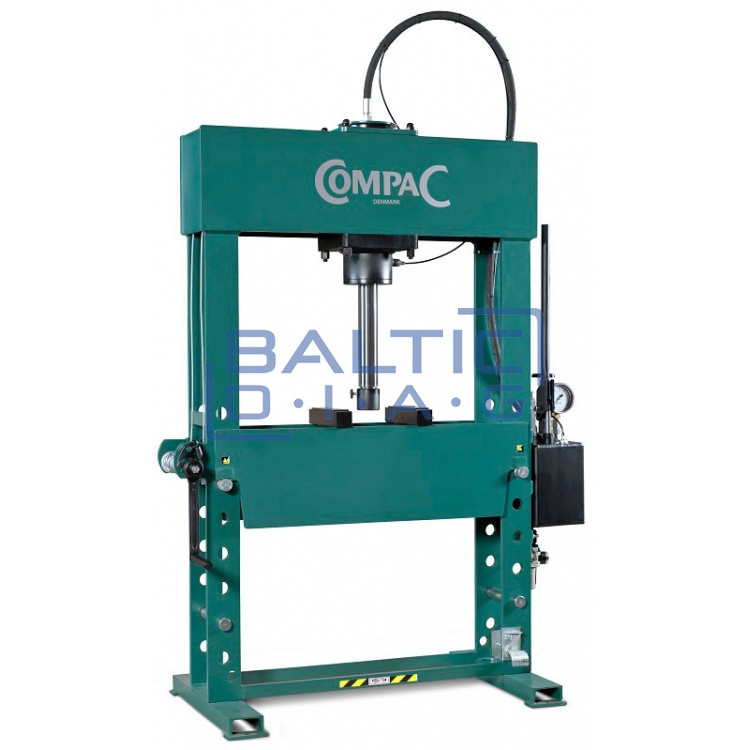 Hydraulic press with pressure gauge 100 tons, HP100