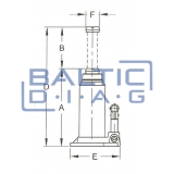 Cylinder hydraulic jack CBJ30