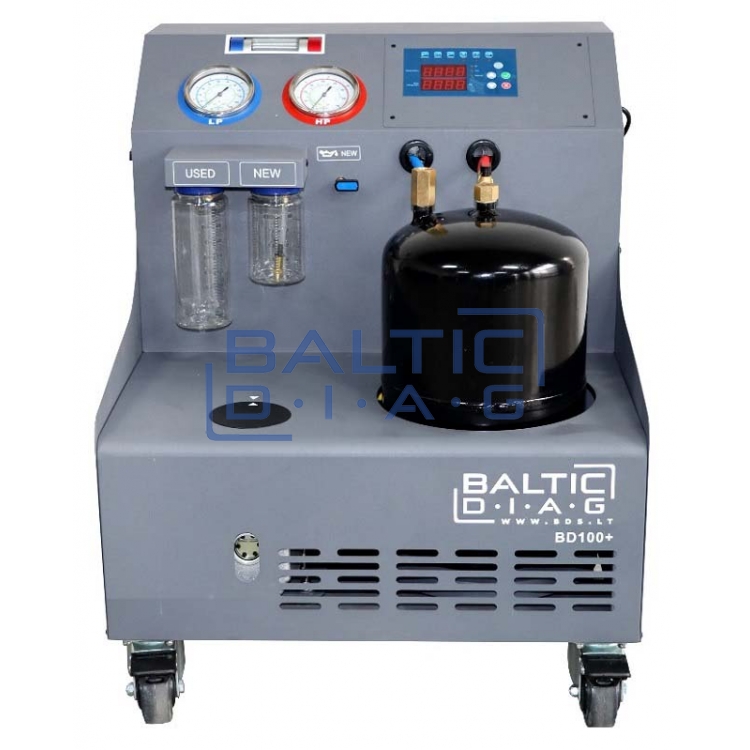 Mobile air conditioner filling station with washing function BD100Plus