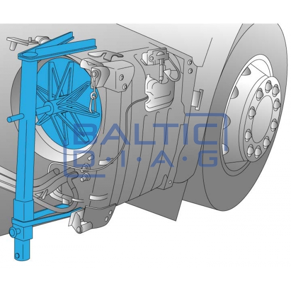 Tool to disassamble/assemble the diesel particulate filter (DPF) Jaltest