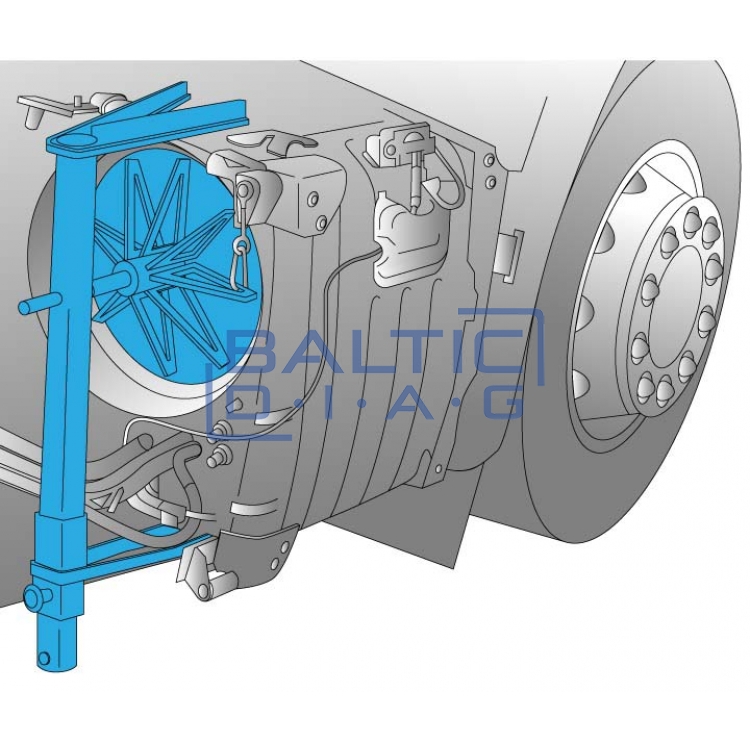 Tool to disassamble/assemble the diesel particulate filter (DPF) Jaltest