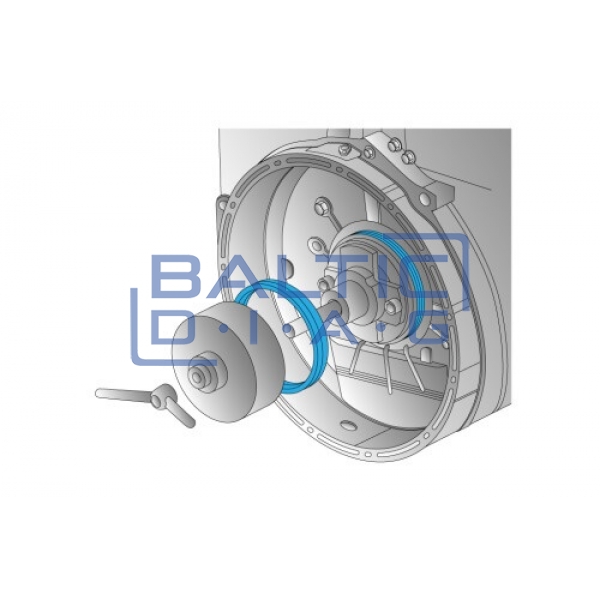 Tool to assemble the rear crankshaft seal Jaltest