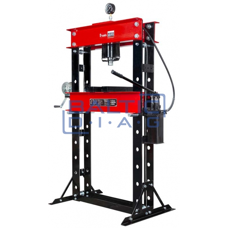 Hydraulic press with double-acting pump 50T, H-390