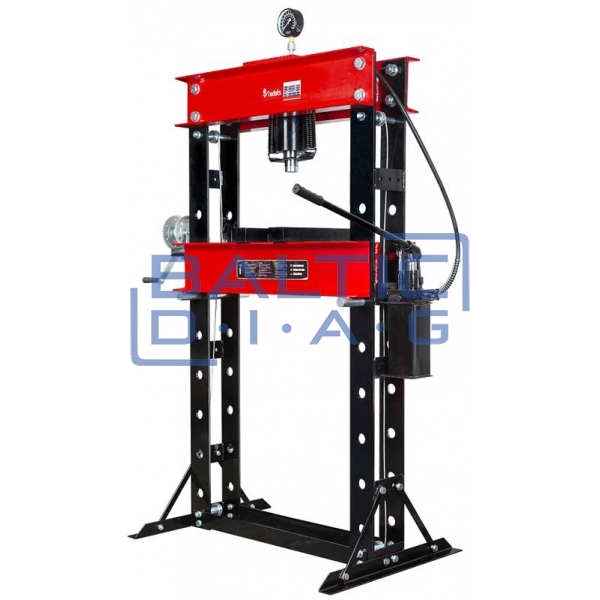 Hidraulinis presas su dvigubo veikimo pompa 50T, H-390