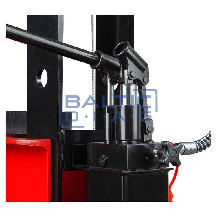 Hydraulic press with double-acting pump 50T, H-390