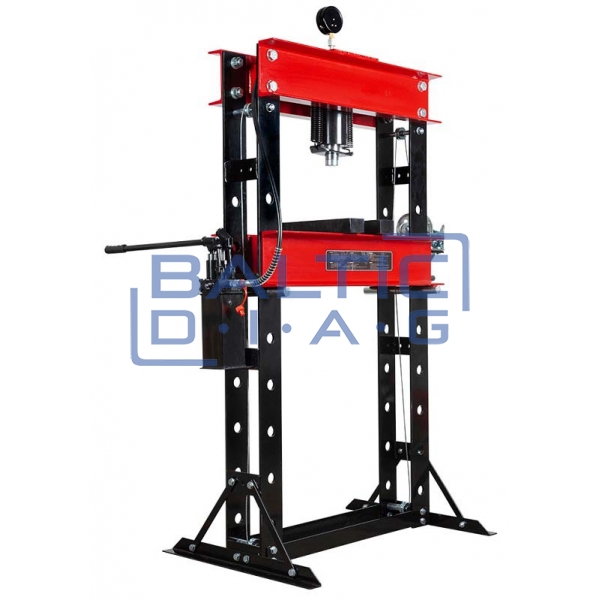 Hydraulic press with double-acting pump 50T, H-390