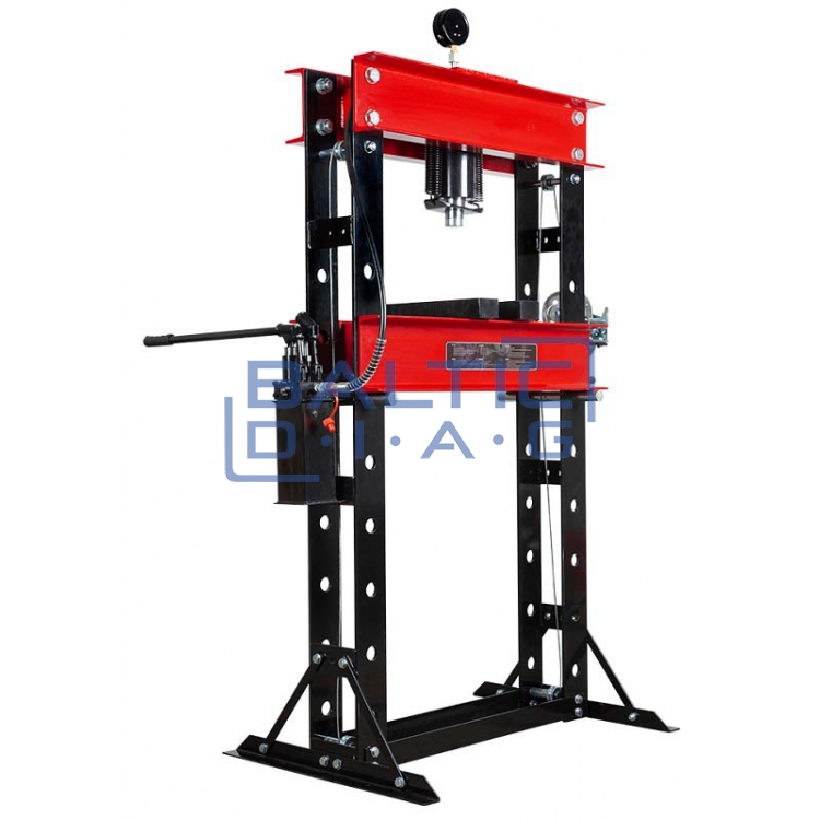 Hydraulic press with double-acting pump 50T, H-390