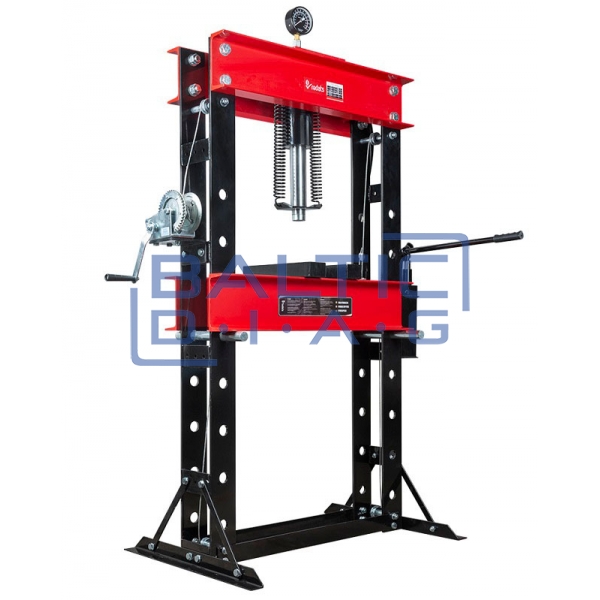 Hidraulinis presas su dvigubo veikimo pompa 50T, H-390