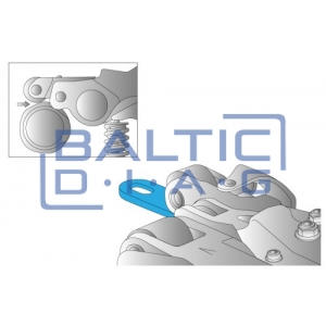Engine brake valve adjustment tool Jaltest