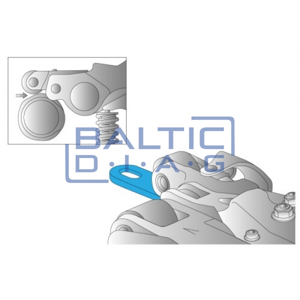 Engine brake valve adjustment tool Jaltest