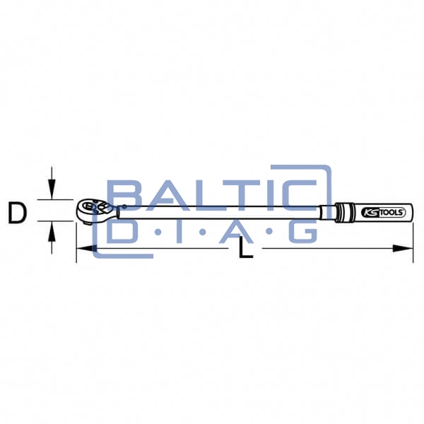 KStools Industrial Torque Wrench 300–1,500 Nm for Various Industrial Applications