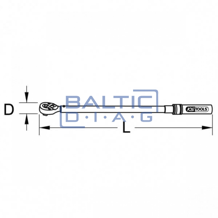 KStools Industrial Torque Wrench 300–1,500 Nm for Various Industrial Applications