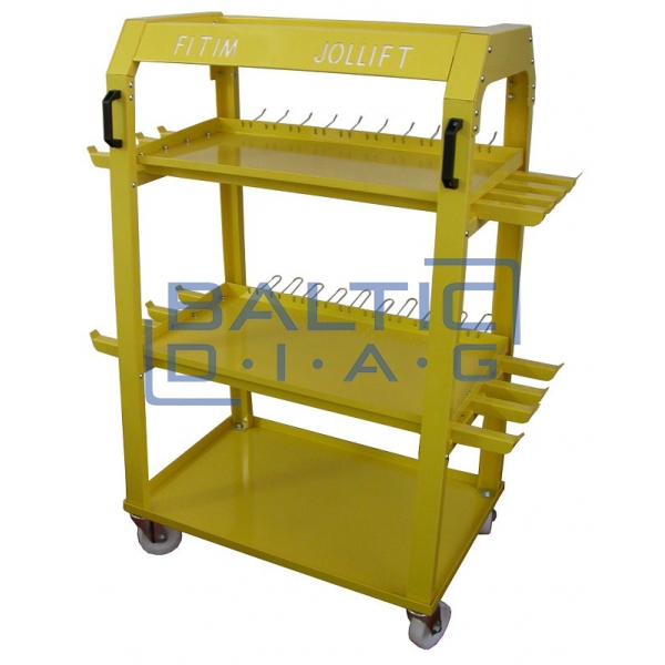 Tool trolley with tools for car body straightening work LA 104