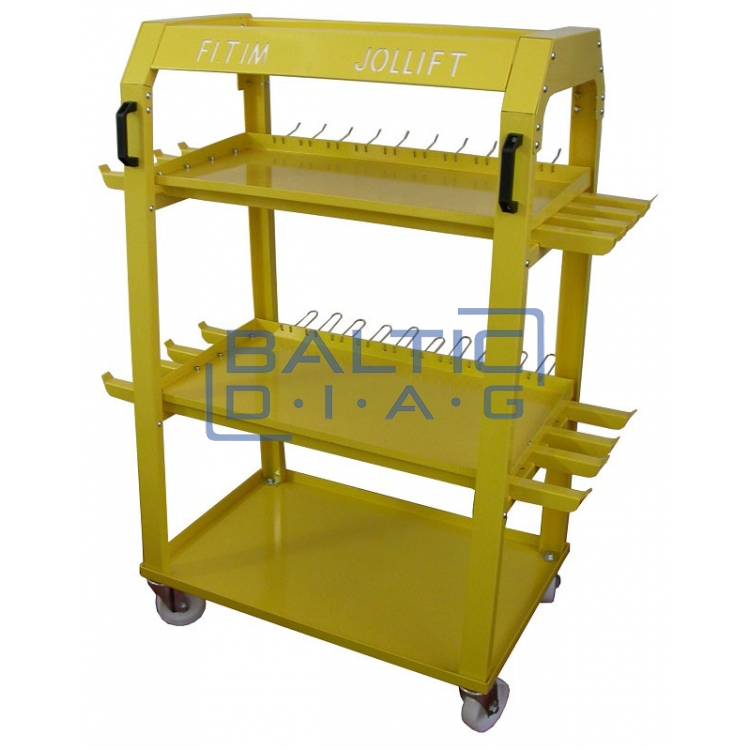 Tool trolley with tools for car body straightening work LA 104
