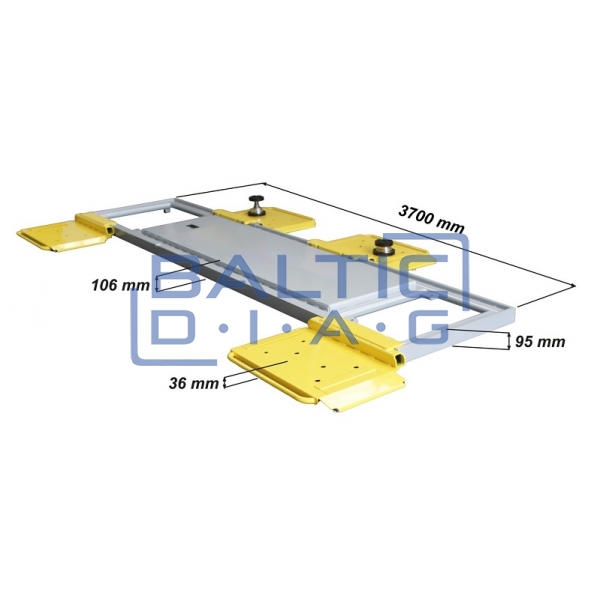 Car body straightening stand Master 3700 BT 2RO