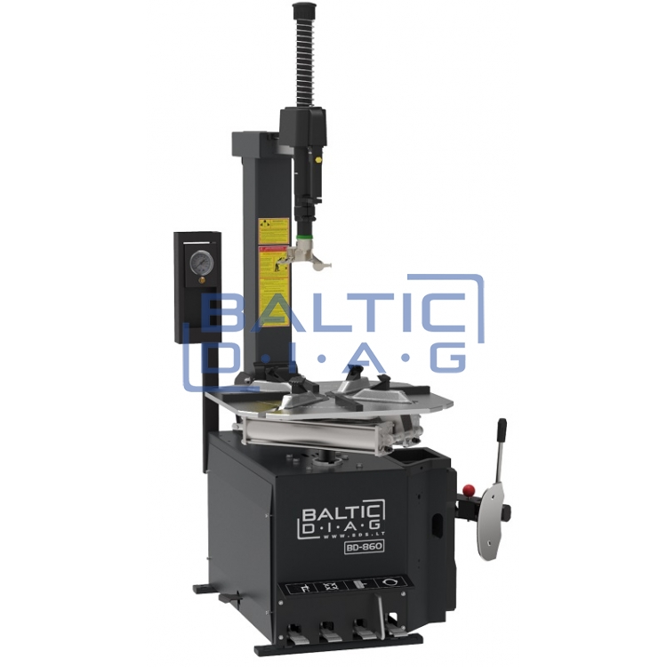 Automatic tire mounting and automatic wheel balancing machine set BD-670 + BD-860