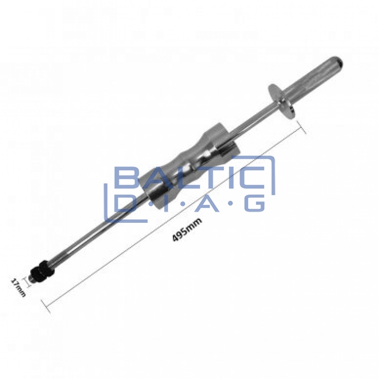 CV Joint Removal Tool with Slide Hammer and Accessories, 4 pcs
