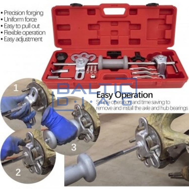 Slide Hammer with Accessories, 9 pcs, 2.5 kg