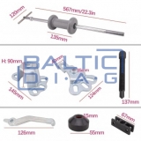 Slide Hammer with Accessories, 9 pcs, 2.5 kg