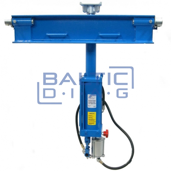 Pit pneumo-hydraulic straight lift 12 tons for car repairs