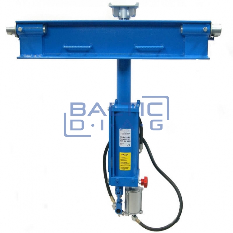 Pit pneumo-hydraulic straight lift 12 tons for car repairs