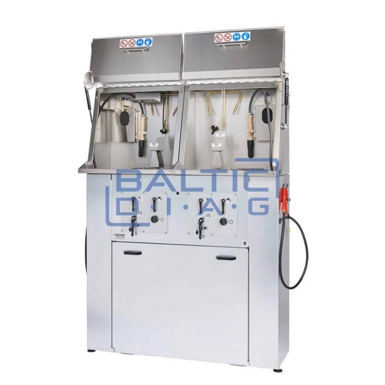 Dual spray gun cleaner for paint mixing rooms Edition35 Twin