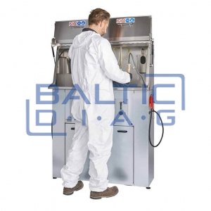 Dual spray gun cleaner for paint mixing rooms Edition35 Twin